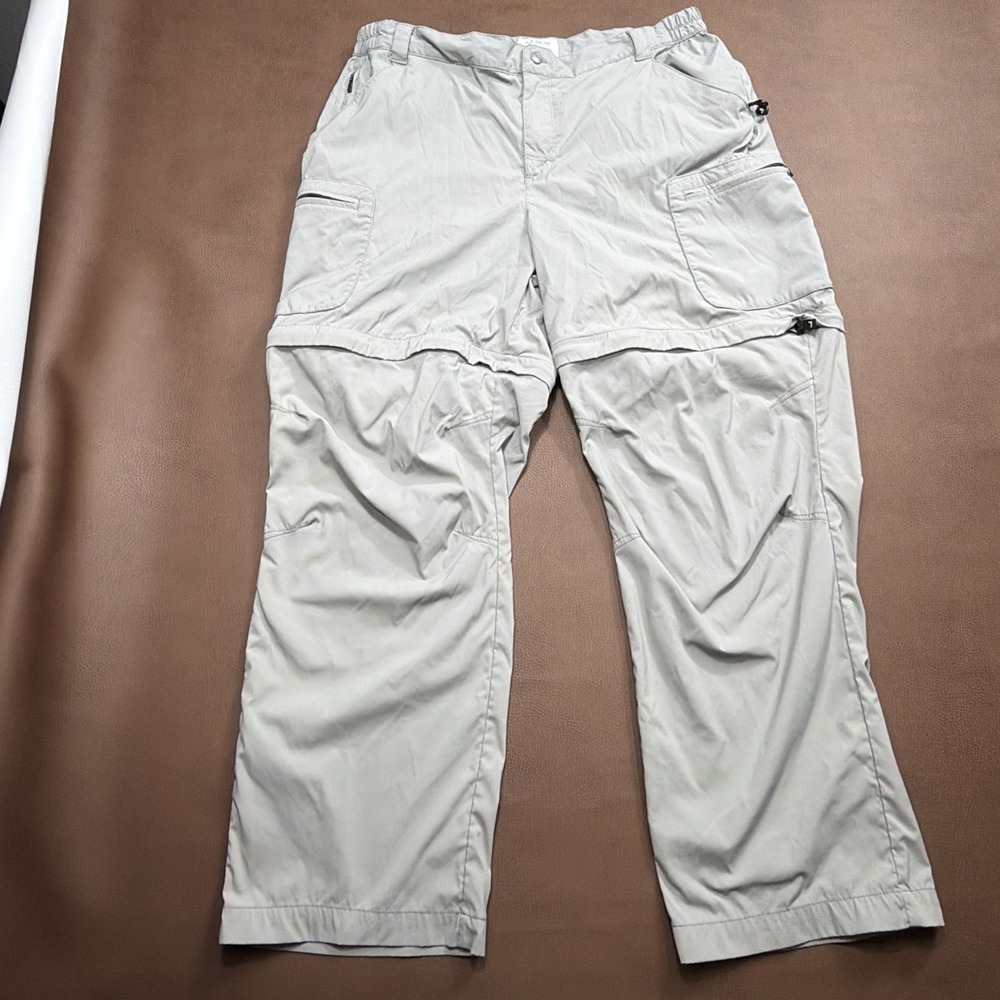 L.L.Bean Cargo Convertible Pants Hiking Trail Camping Outdoor Petite Large PL